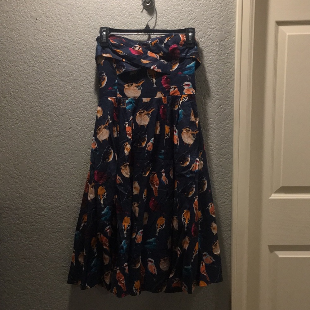 Sweet Anthropologie strapless sundress